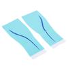 1 Pair Calf Compression Sleeve Breathable Lightweight Light Blue Footless Calf Sports Socks for Running Cycling