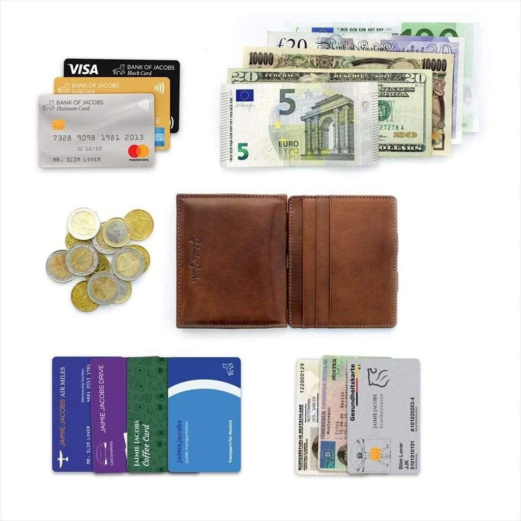 Carteira Compacta Jaimie Jacobs FLAP BOY [Importação Oficial] (Distribuição Exclusiva no Japão) (Marrom escuro)