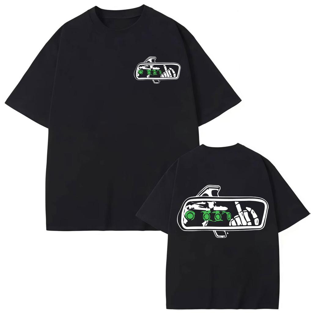 Forward Observations Group Double Sided Print T-shirt Men Women High Street Fashion Trend T-shirts Summer Loose T Shirt