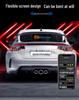 LED Bluetooth Smart Display: USB-Powered Flexible Full-Color Advertising Screen for Cars