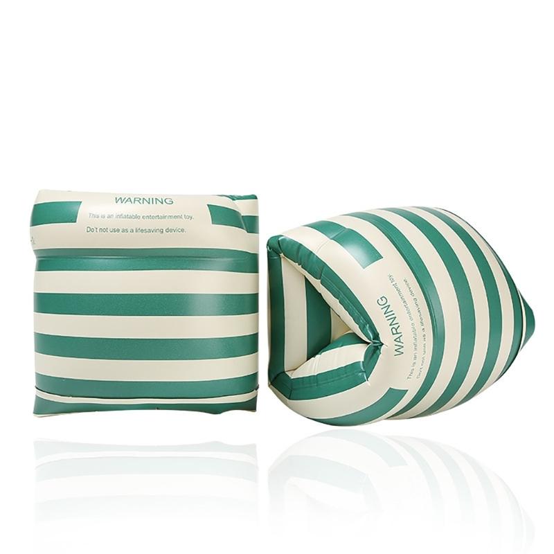 2Pcs Swim Arm Bands Kids Swimming Inflatable Armbands Arm Rings Inflatable Arm Floaties, Safety Swimming Float Arm Bands