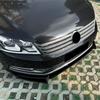 ABS Car Front Bumper Lip Spoiler For VW Passat B7 2011-2015 Standard Version Glossy Black Diffuser Splitter Body Kit