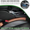 2 PCS Leather Car Seat Gap Filler, Auto Seat Blocker Organizer Fill The Gap Between Seat And Console, Universal Gap Filler Plug Stop Things From