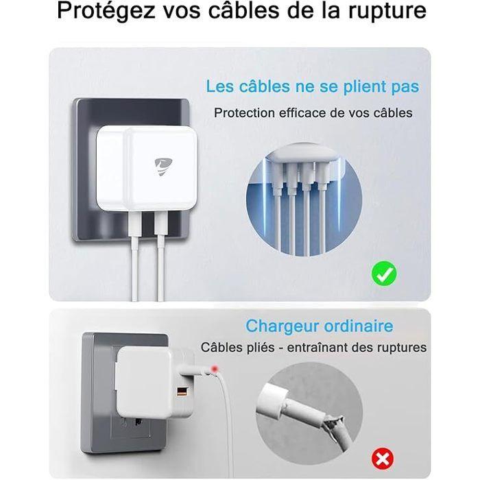 USB C nabíječka - Aioneus - 40W - 4 porty - Rychlé nabíjení - Kompatibilní s iPhone a Samsung Galaxy