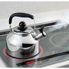 Kakusei Nilworka NW-06 Silver Whistling Kettle, 2.2L Capacity, Stainless Steel, High Heat Efficiency, Stable, Wide-Bottom Design, Easy To Clean, Induc