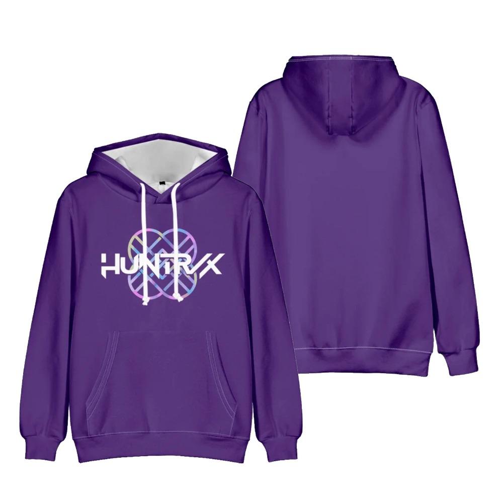 Felpa con Cappuccio KPop Cacciatori di Demoni Harajuku Pullover Top Donna Uomo Felpe Nuovo Film Stampato Manica Lunga Moda Femminile Streetwear 8 Colori