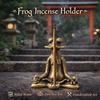 Pure Copper Frog Incense Holder Retro Zen Tea Pet Ornament Solid Brass Incense Stick Burner Home Decor