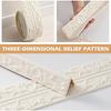 1 Piece of 2.3mX12cm Self-adhesive Wall Sticker, PVC Decorative Wall Sticker, Ceiling Corner Line, Suitable for Home Decoration