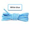 1Pair Boots Round Shoelaces Striped Double Color Shoe Laces Outdoor Hiking Leisure Shoe Lace Sneakers Casual Shoelace Accesories
