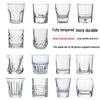 Shangqi Commercial Tempered Striped Beer Glasses, 210ml