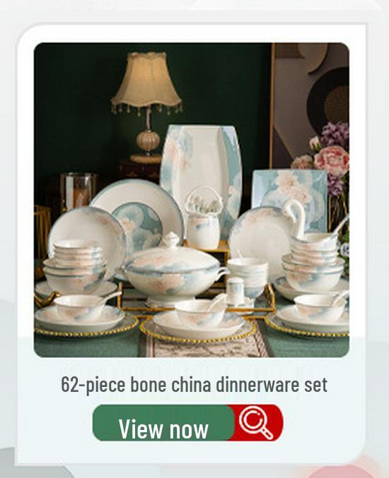 New Chinese Bone China Tableware: Bowls, Plates, and Dishes for Housewarming