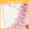 Stunning Pink And White Sakura Fake Flower Garland For Wedding Decorations