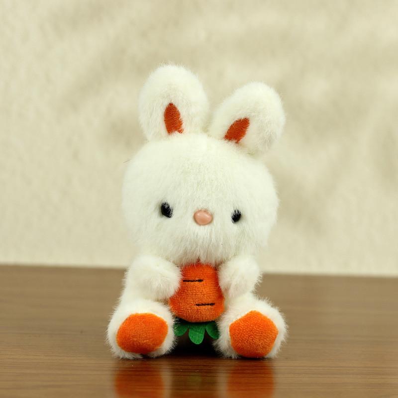 Cute Fruit Rabbit Plush Toy Keychain For Bag Decor And Collectors