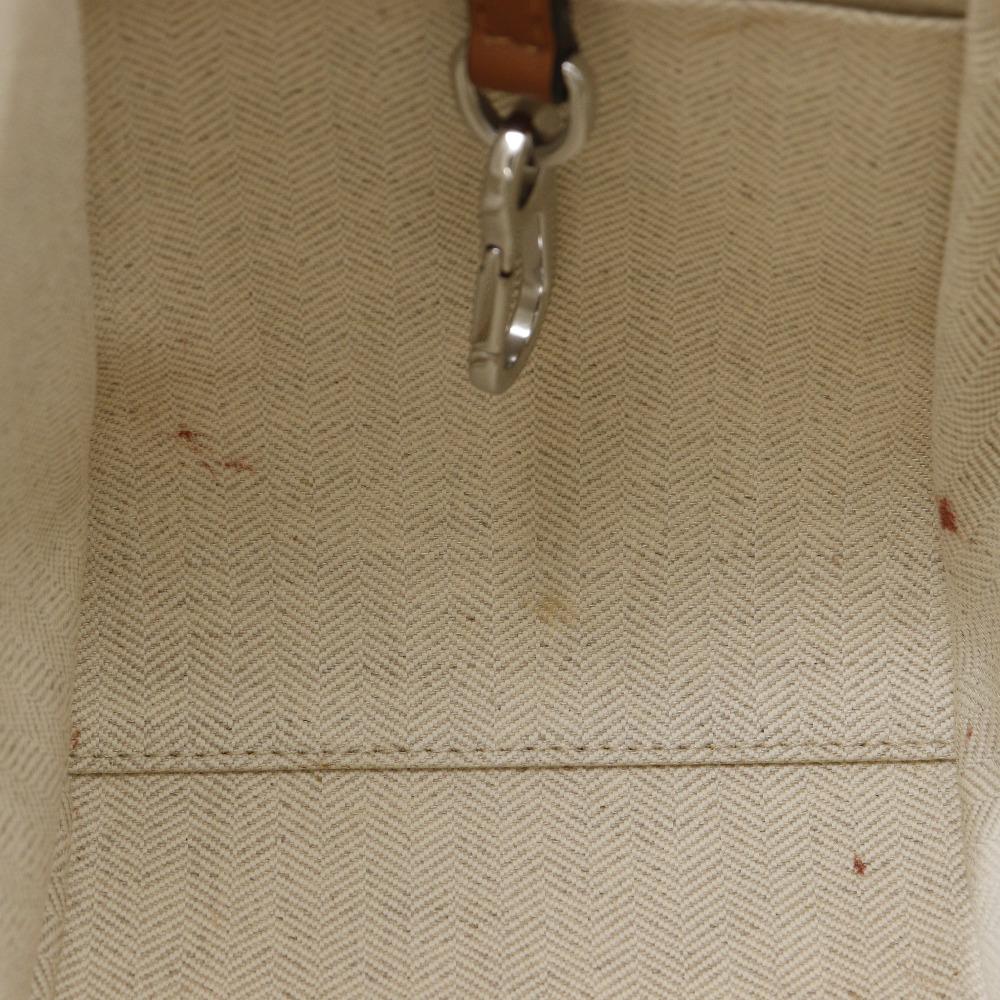 Loewe Hammock Small Handbag 2WAYShoulder Brown / White Calfskin Women Used