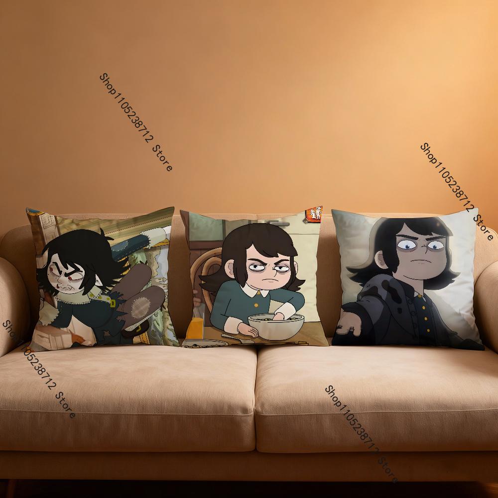 Abaddon H-Haunteds H-Hotel Pillow Case For Sofa Decor Car Office Room Printing Cushion Cover Decorations And Protector