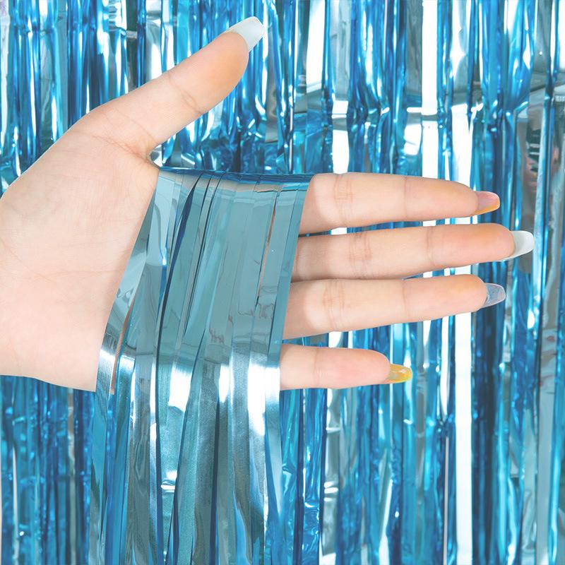 Laser Tassel Rain Curtain for Birthday & Wedding Decorations