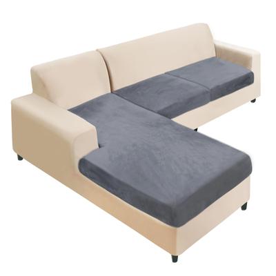 Sofabezug aus Samt, verschleißfest, universeller Sofakissen-Sitzbezug, separater Schonbezug mit elastischem Stretch für Wohnmöbel
