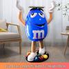 Doraemon Large Cute Cartoon Toy - Yellow, Orange, Red Bean Figure Doll for Home Decor