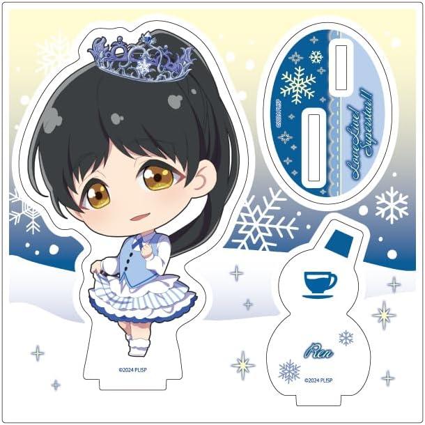 Love Live! Superstar!! Hazuki Ren [Chibi Character Illustration] Acrylic Stand Plate, Die-Cut Process, Stand-Type Item with Stand Parts, Main Body