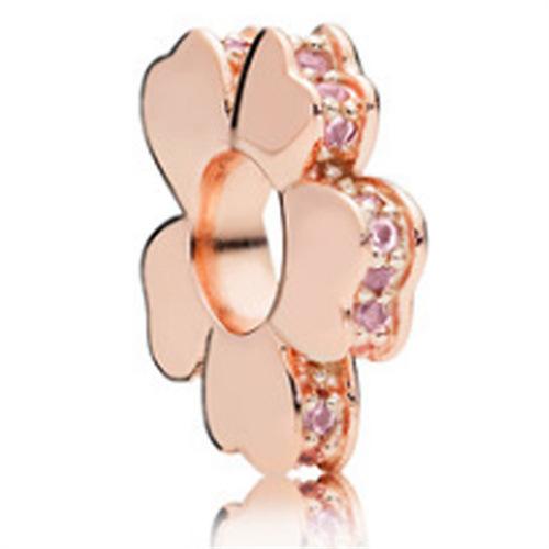 Popular Rose Gold Bracelet, Women'S Beads, Loose Beads, Beaded Pendant, Basic Fixed Buckle, Girlfriend Jewelry