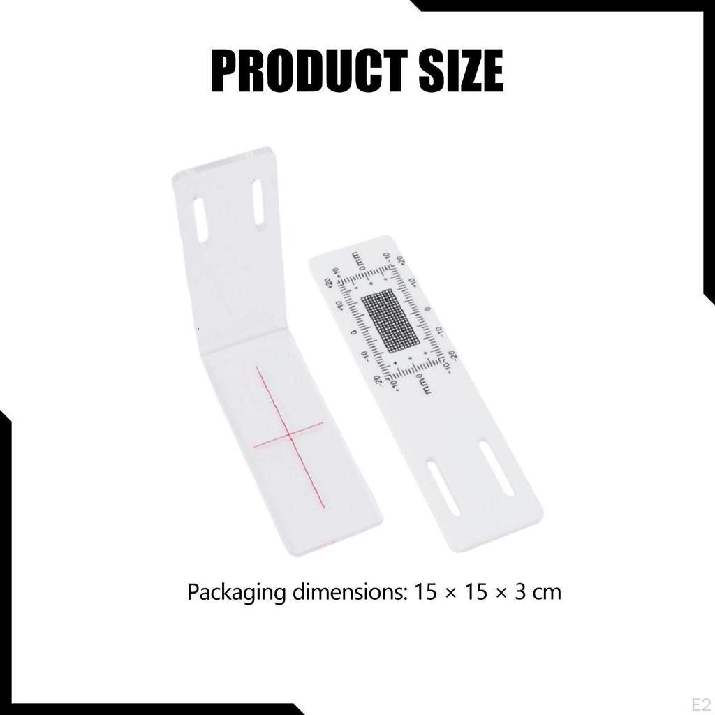 Crack Measurement Ruler, Size Chart, Recording And Tool