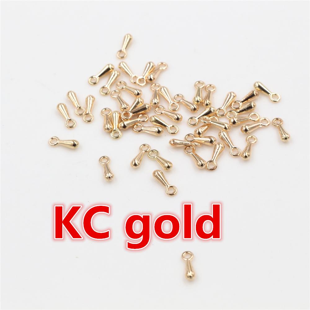 7*3mm 100pcs/Lot  6 Colors Pendant Necklace End Caps Charms For Necklace Bracelet Earrings Jewelry Findings Accessories for DIY