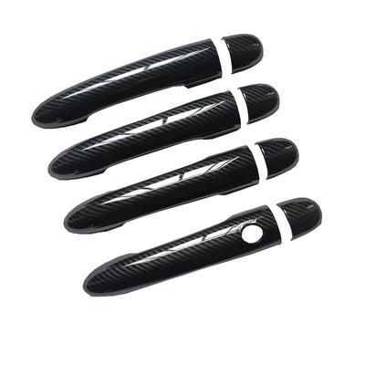 Door Handle Cover Trim for Renault Espace 4 IV MK4 Accessories Plastic Imitation Carbon Fiber
