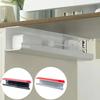 1pc 8.5cm/3.35in Under Desk Cable Management Tray Self Adhesive Cable Storage Rack Basket for Power Strip Adapter Useful