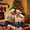 Weihnachtsmütze für Erwachsene mit dickem aufgerolltem Rand - Kurzer Plüsch.
