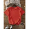 A581[Colorful Floral Skull Print Round Neck Short Sleeve T-Shirt]