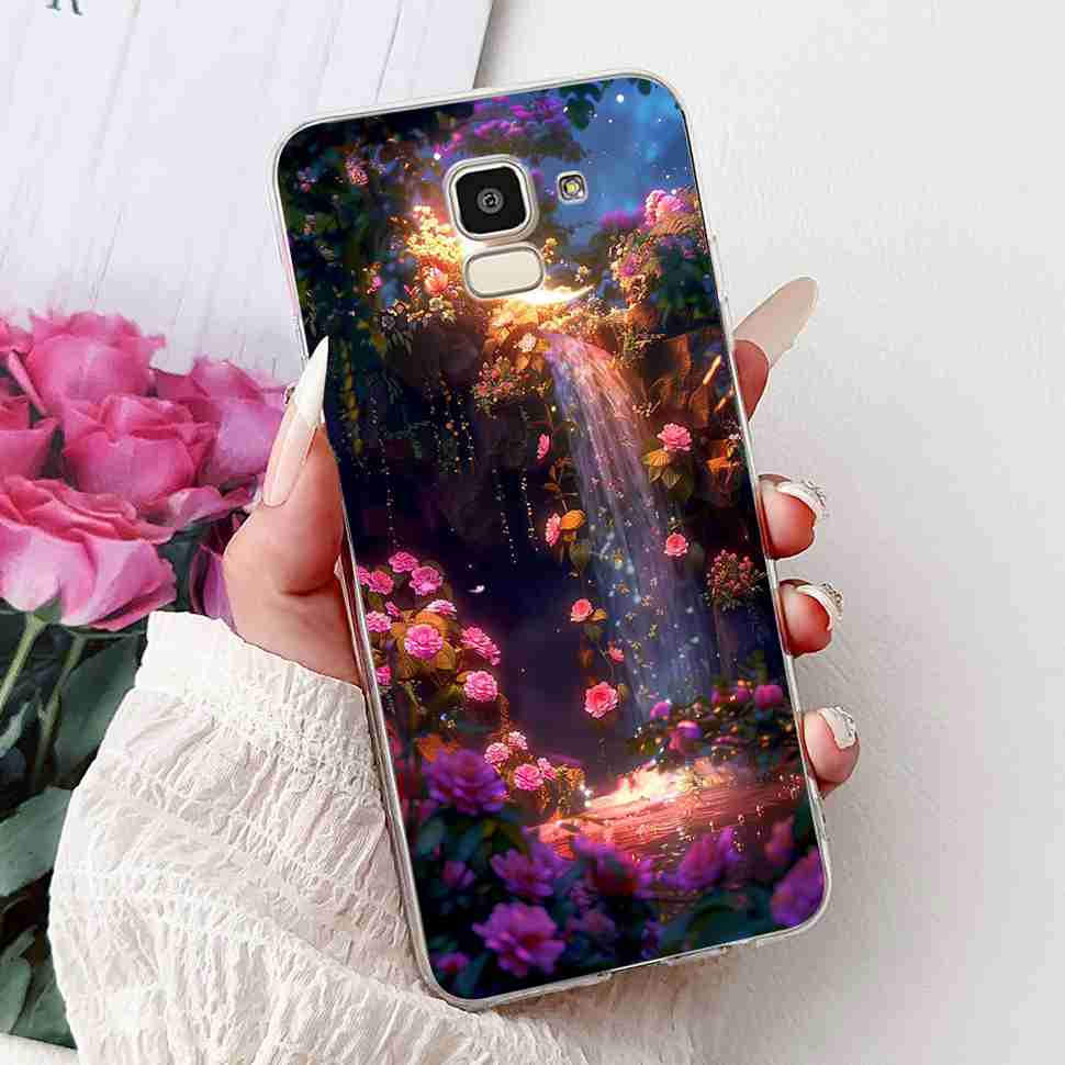 For Samsung Galaxy J6 2018 SM-J600F Case Popular Love Cool Tiger Soft Silicone TPU Cover For Samsung j6 J6 2018 Phone Shell Bag