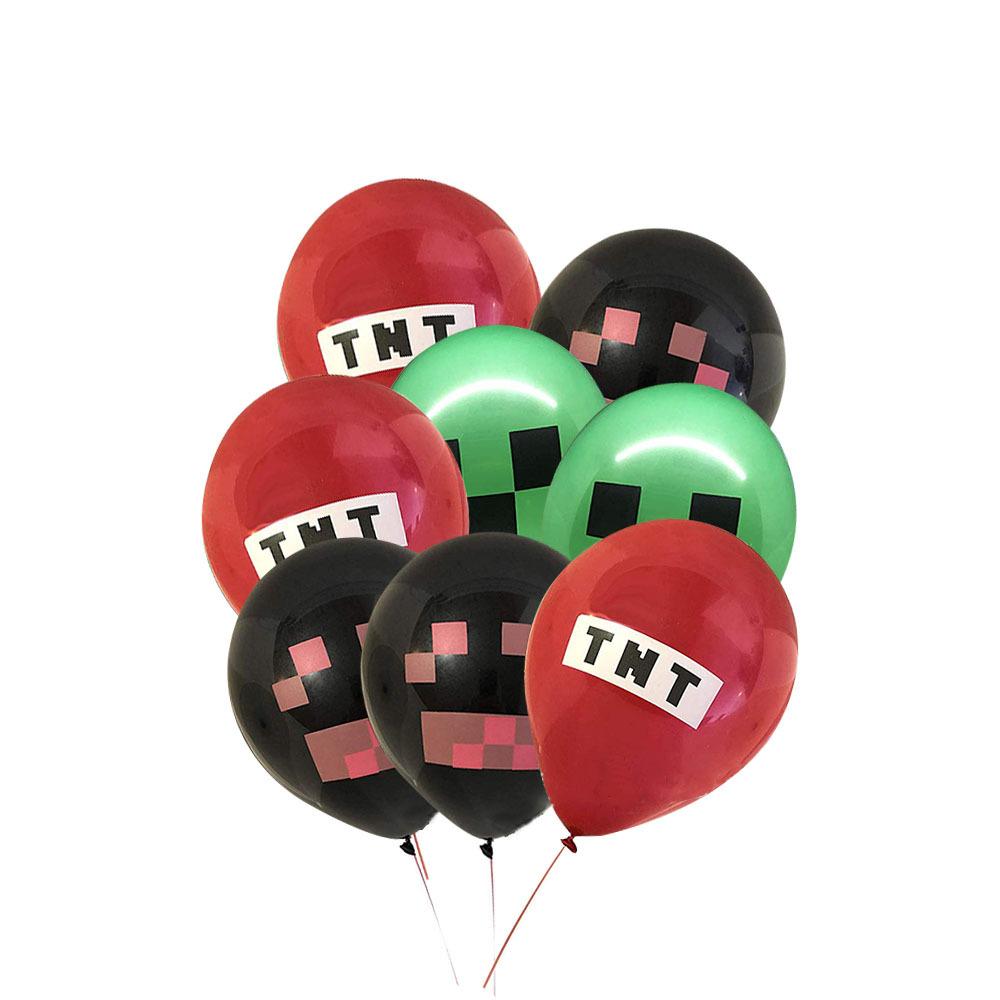 Minecraft Birthday Party Supplies Disposable Cutlery Paper Plates Paper Cups Paper Tissue Boy Decoration Children'S Fun