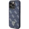 Guess Guhcp15Lpg4Gpb Iphone 15 Pro 6.1 Niebieski/Blue Hardcase 4G Triangle Metal Logo