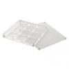Clear Acrylic Mini Shell Organizer with 18 Grids for Beach Collectors