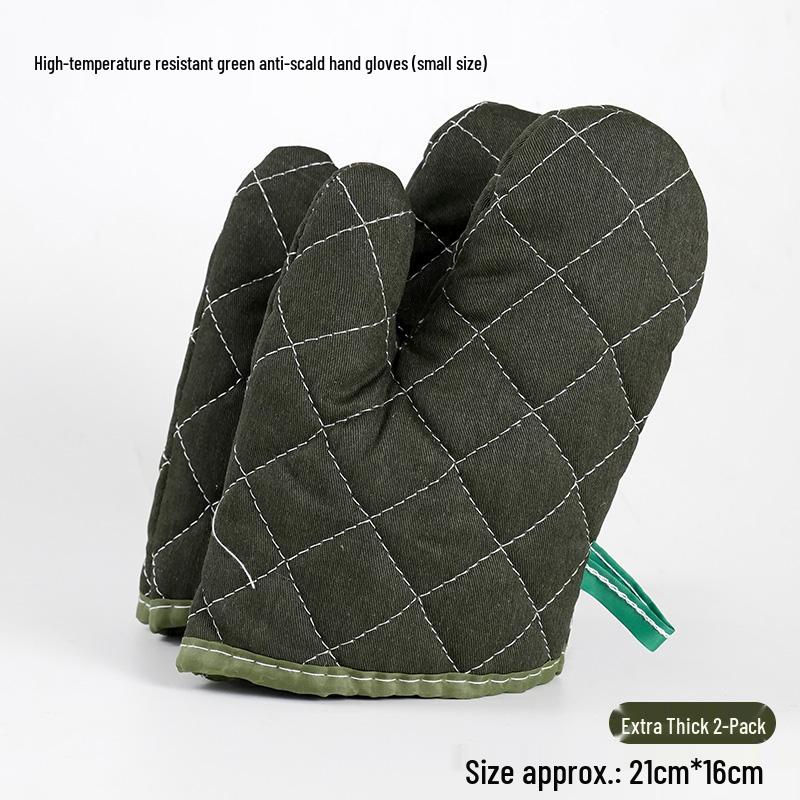 Hitzebeständige isolierte Baumwoll-Ofenhandschuhe zum Backen
