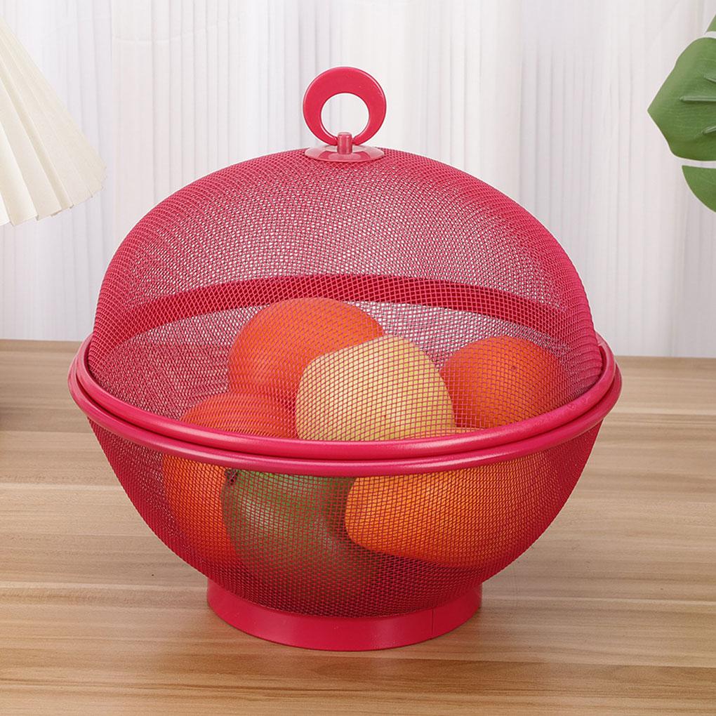 Iron Fruit Basket For All Shapes And Sizes Camping Trips Spray Coated Fruit Plate Outdoor Parties