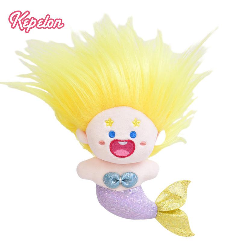 Pluszowa lalka z serii Syrenka z wypełnieniem z bawełny PP, idealna na prezent i do pokoju zabaw dla dzieci