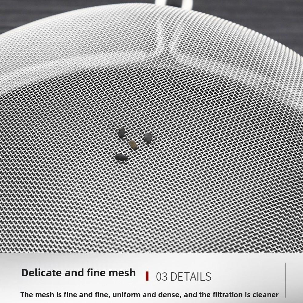 Stainless Steel Food Strainer Colander Easy To Clean 12 14 16 20 22cm Matcha Sifter Rust-Proof Small Fine Mesh Strainer