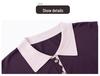 Spring-Autumn Mid-Sleeve Knit Top for Women - Loose Fit, Slimming, Solid Color Lyocell Sweater