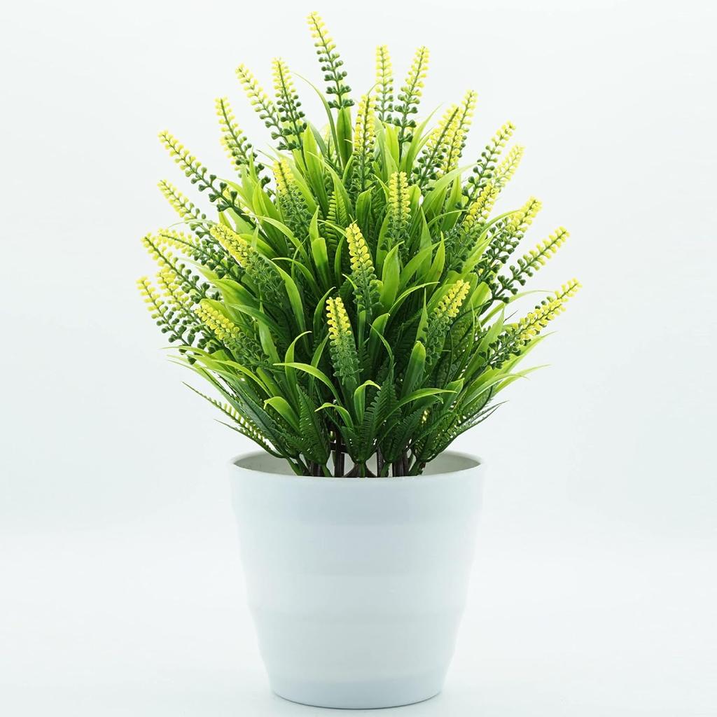 Lavender Artificial Flower Pot Artificial Bonsai Interior Decorations Suitable for Home Office Living Room Decoration