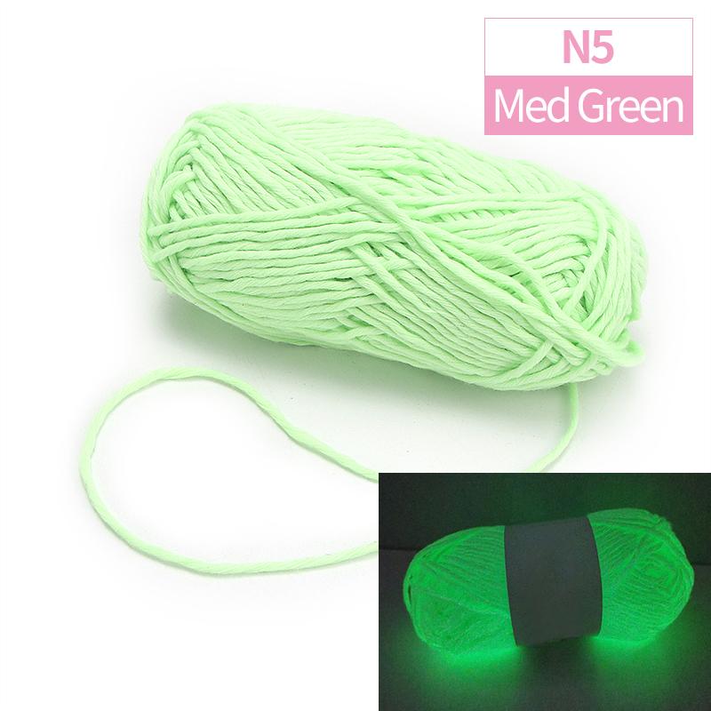 1pc Creative Functional Yarn Glow In The Dark Yarn, Polyester Luminous Chunky Weaving Yarn, DIY Handcraft Knitting Crochet Yarn