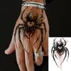 1 Sheet Spider Medusa Tiger Temporary Tattoos For Adult Hands Neck, Halloween Temp Fake Tattoo Sticker Realistic Tatoo Last Long