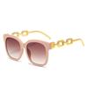 Summer New Sunglasses European And American Personalized Chain Glasses Street Shooting Funny Square Women'S Sunglasses