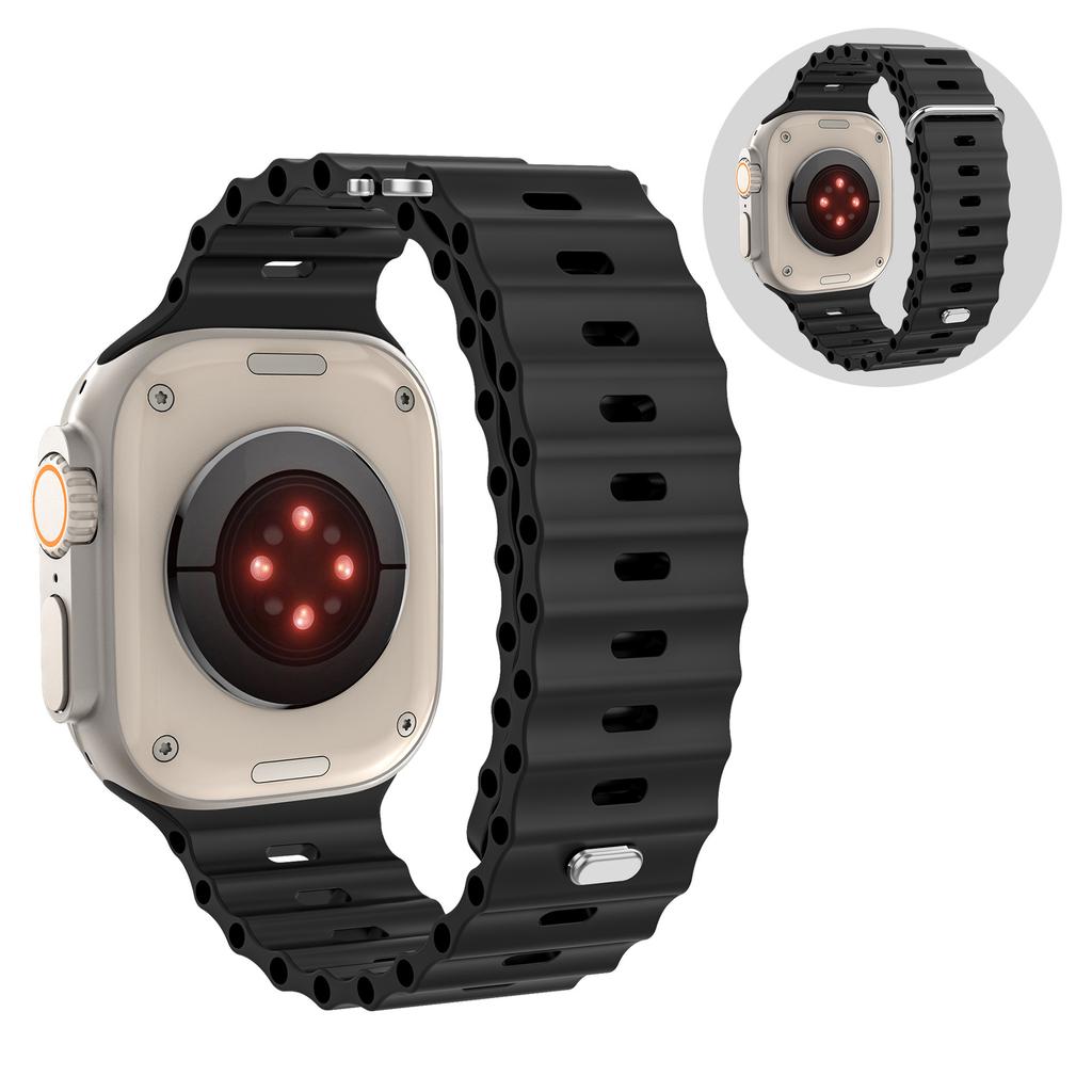Ocean Armband für Apple Watch Ultra 3 2 Band 49mm Serie 45mm 41mm 46mm 42mm 40 44mm Silikon Uhrenarmband iWatch 11 10 9 8 7 6 5 SE2