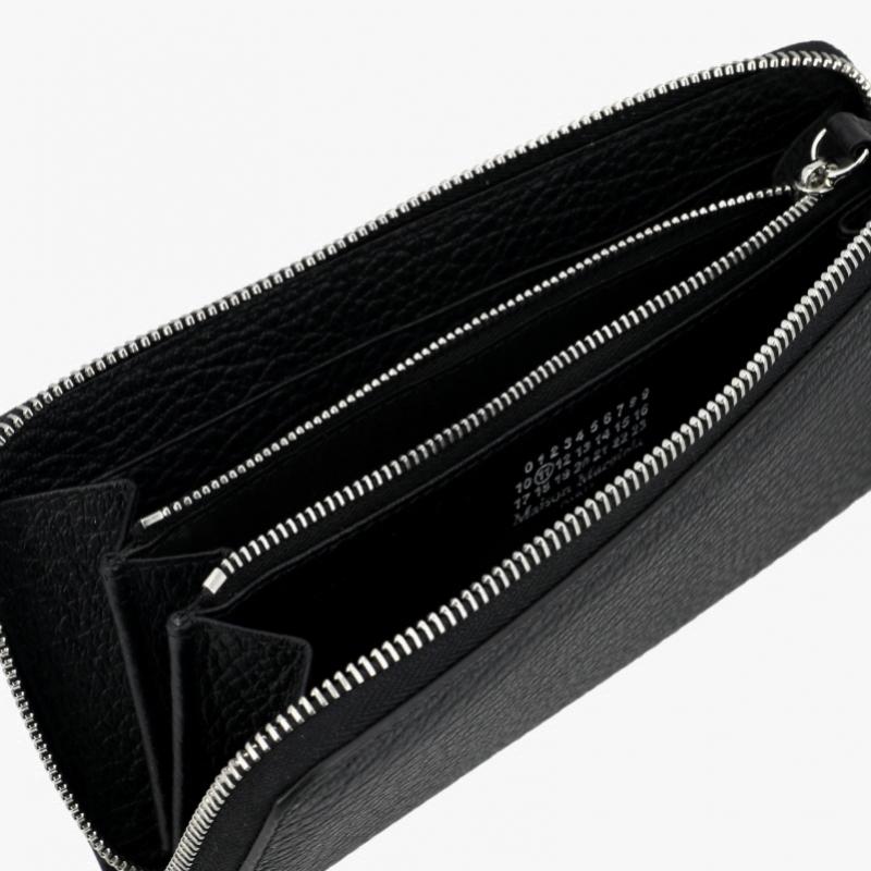 Maison Margiela Reißverschluss Stitch Grain Lange Geldbörse S56ui0110 P4455 T8013