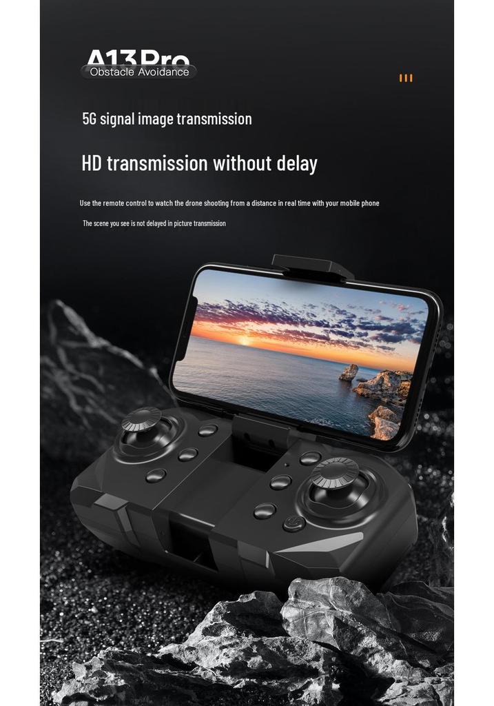 A13 Folding Brushless Drone with HD Camera and Optical Flow Obstacle Avoidance
