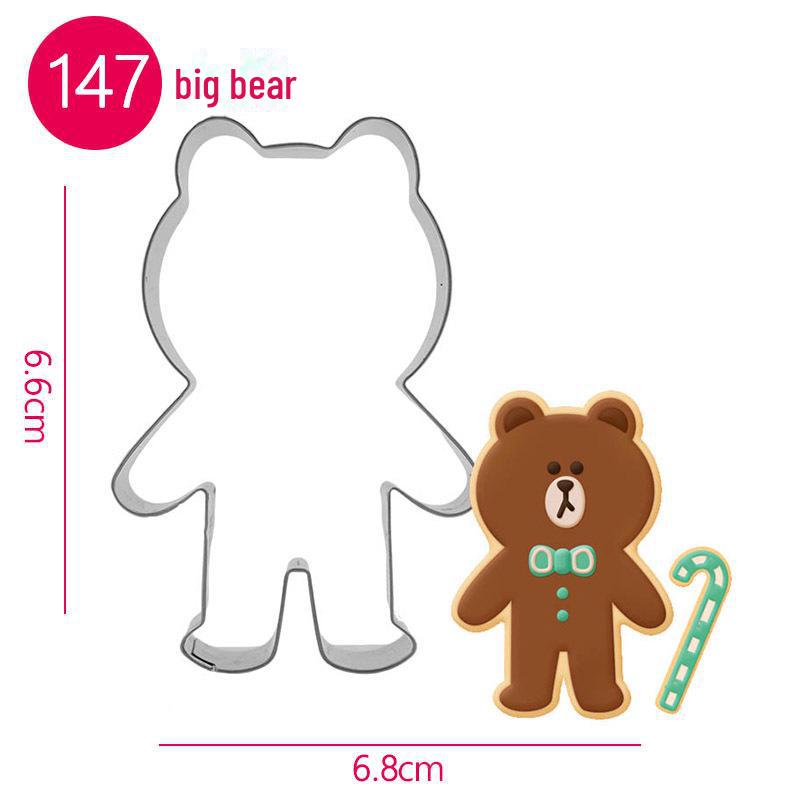 

Набор форм для печенья и помадки из нержавеющей стали - дизайны слона и жирафа