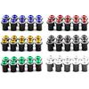 For Honda For Kawasaki Aluminum Fastener Kit Motorcycle Maintenance Black Anodized Aluminum Material Compact Design