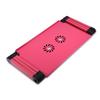 360 Degrees    Foldable Laptop Desk Table Stand Holder wCelsius Cooling Dual Fan Mouse Boad Black