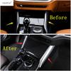 Center Control Gear Shift Panel Strip Decoration Cover Trim For BMW 3 Series G20  - 2024 Carbon Fiber / Matte Accessories